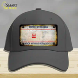 District Of Columbia Rusty State Novelty License Plate Hat Cotton / Charcoal