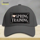 I Love Spring Training Novelty License Plate Hat Cotton / Charcoal