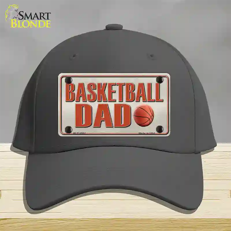 Basketball Dad Novelty License Plate Hat Cotton / Charcoal