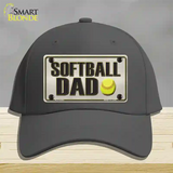 Softball Dad Novelty License Plate Hat Cotton / Charcoal