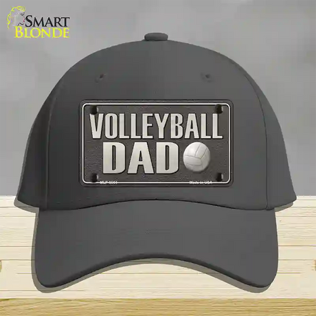 Volleyball Dad Novelty License Plate Hat Cotton / Charcoal