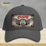 Get Your Kicks Novelty License Plate Hat Cotton / Charcoal