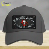 Response Vehicle Novelty License Plate Hat Cotton / Charcoal