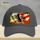 California Love Novelty License Plate Hat Cotton / Charcoal