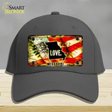 Missouri Love Novelty License Plate Hat Cotton / Charcoal