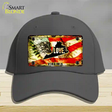 Virginia Love Novelty License Plate Hat Cotton / Charcoal