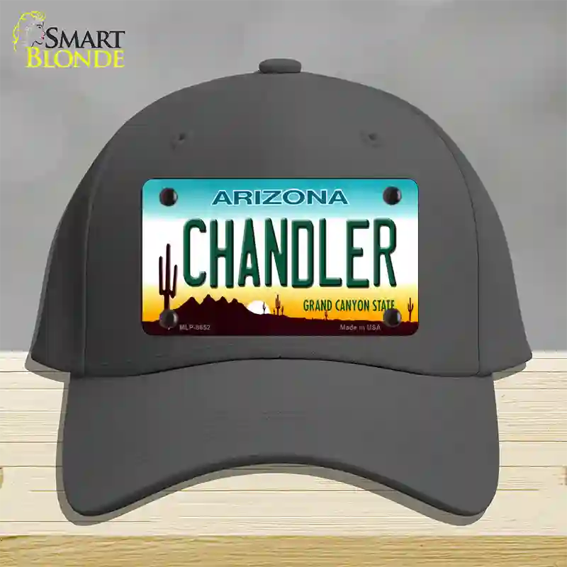 Chandler Arizona Novelty License Plate Hat Cotton / Charcoal