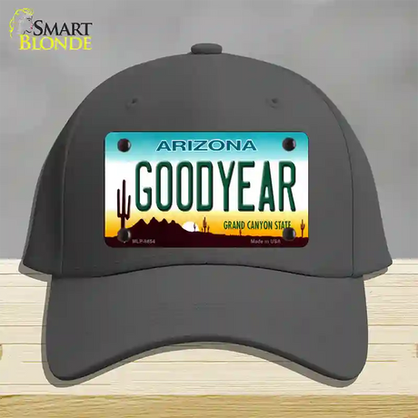 Goodyear Arizona Novelty License Plate Hat Cotton / Charcoal