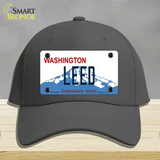 Leed Washington Novelty License Plate Hat Cotton / Charcoal