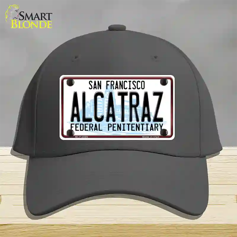 Alcatraz Novelty License Plate Hat Cotton / Charcoal