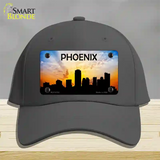 Phoenix Silhouette Novelty License Plate Hat Cotton / Charcoal