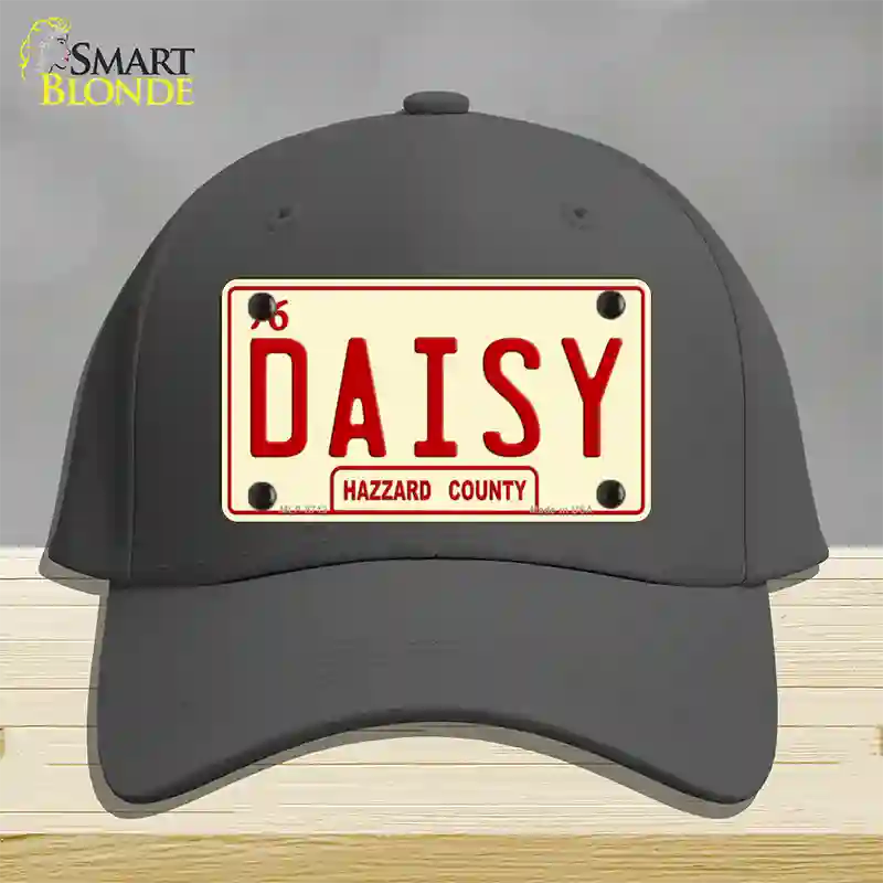 Daisy Novelty License Plate Hat Cotton / Charcoal