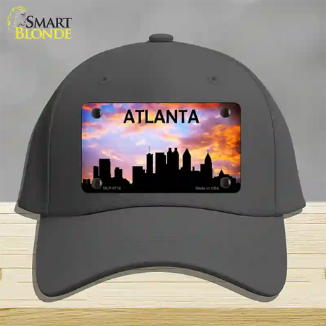 Atlanta Silhouette Novelty License Plate Hat Cotton / Charcoal