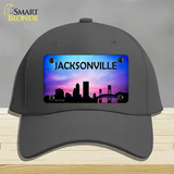 Jacksonville Silhouette Novelty License Plate Hat Cotton / Charcoal