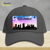 Columbus Silhouette Novelty License Plate Hat Cotton / Charcoal