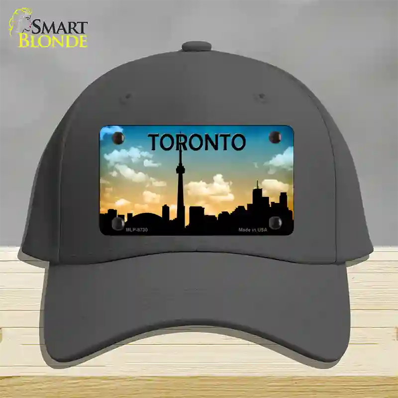 Toronto Silhouette Novelty License Plate Hat Cotton / Charcoal