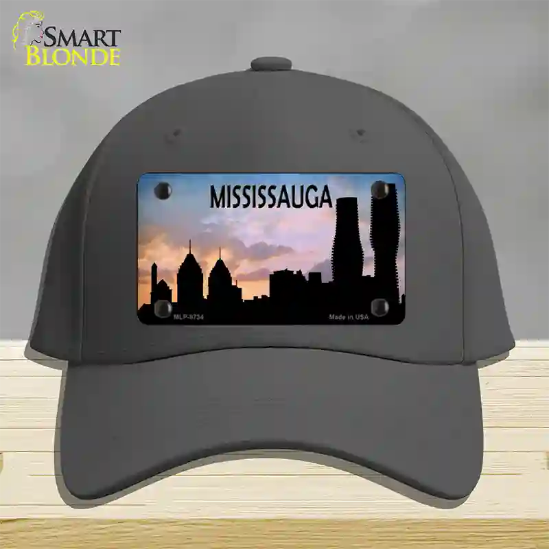 Mississauga Silhouette Novelty License Plate Hat Cotton / Charcoal