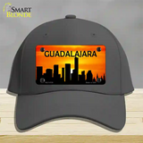 Guadalajara Silhouette Novelty License Plate Hat Cotton / Charcoal