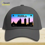 Puebla Silhouette Novelty License Plate Hat Cotton / Charcoal