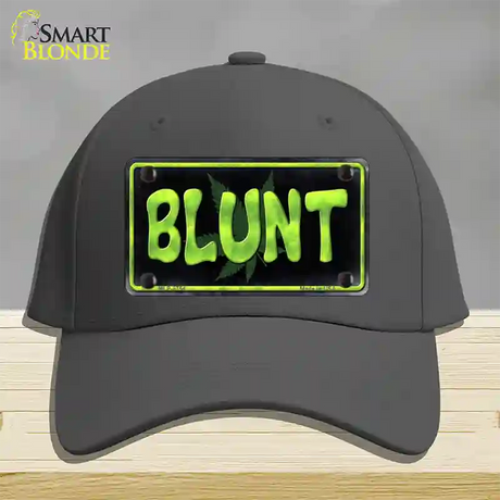 Blunt Novelty License Plate Hat Cotton / Charcoal