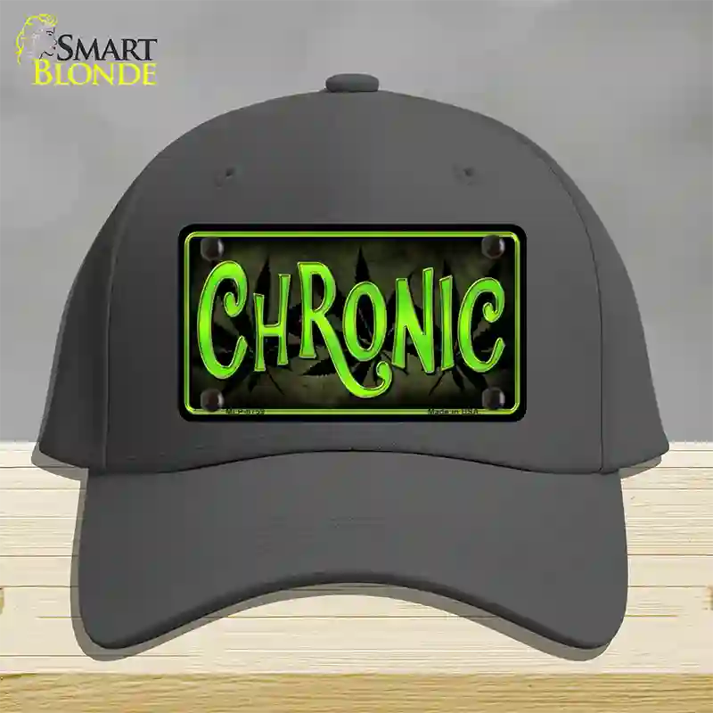 Chronic Novelty License Plate Hat Cotton / Charcoal