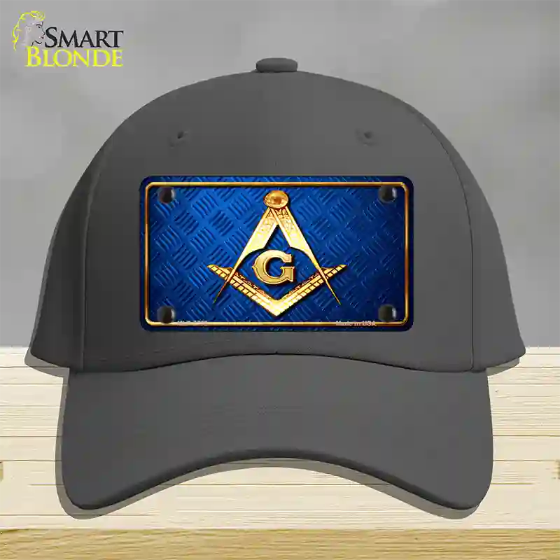 Freemasonry Novelty License Plate Hat Cotton / Charcoal