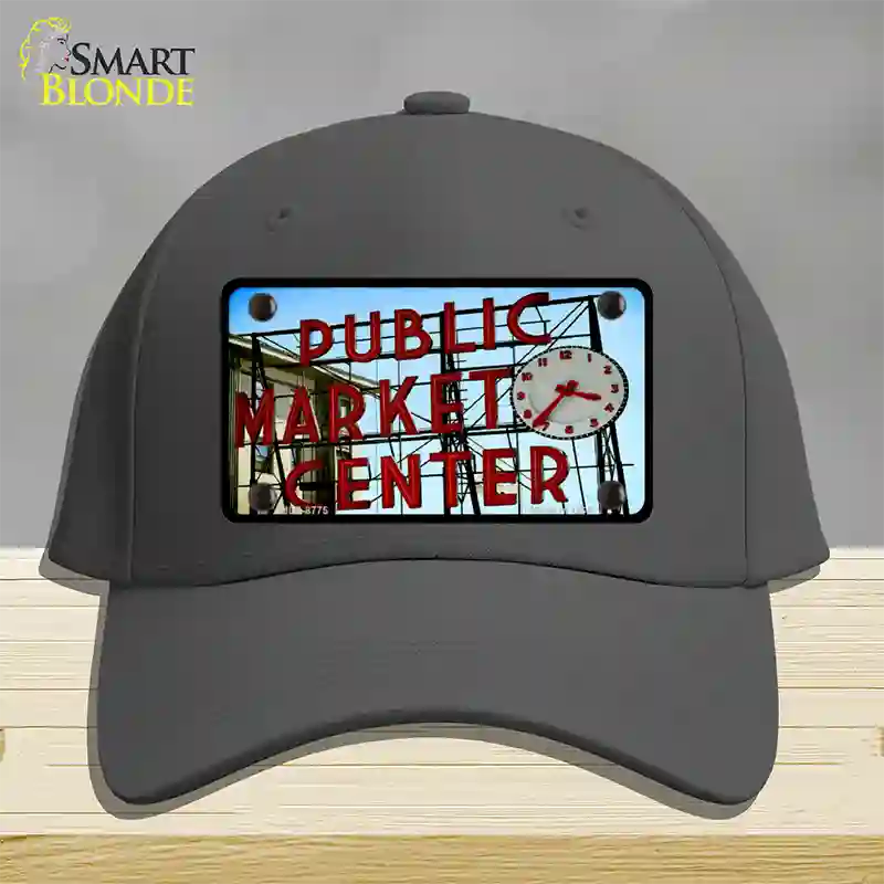 Pikes Place Novelty License Plate Hat Cotton / Charcoal