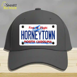 Horneytown North Carolina Novelty License Plate Hat Cotton / Charcoal