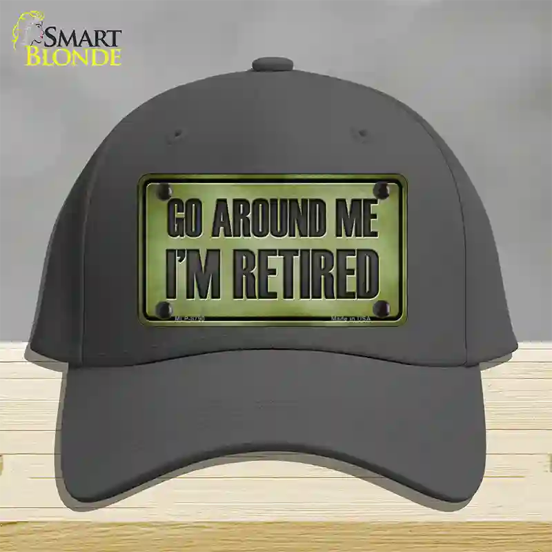 Go Around Me Novelty License Plate Hat Cotton / Charcoal