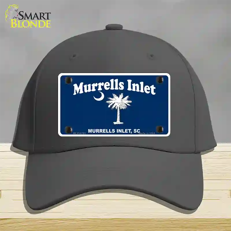 Murrells Inlet Novelty License Plate Hat Cotton / Charcoal