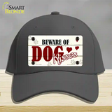 Beware of Dogs Novelty License Plate Hat Cotton / Charcoal