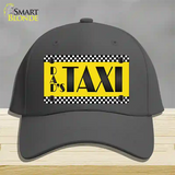 Dads Taxi Novelty License Plate Hat Cotton / Charcoal