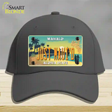 Just Mauid Vintage Novelty License Plate Hat Cotton / Charcoal