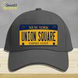 Union Square New York Novelty License Plate Hat Cotton / Charcoal