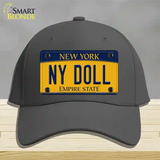 NY Doll New York Novelty License Plate Hat Cotton / Charcoal