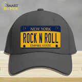 Rock N Roll New York Novelty License Plate Hat Cotton / Charcoal