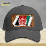 Afghanistan Flag Scroll Novelty License Plate Hat Cotton / Charcoal