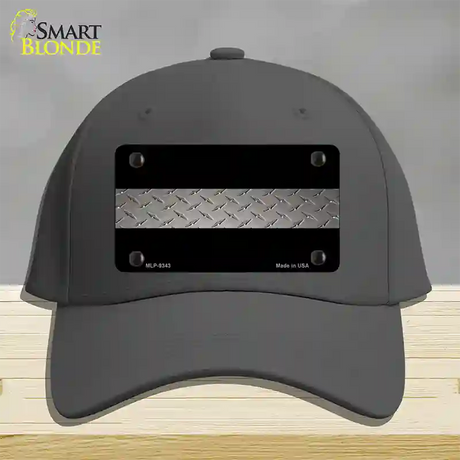 Corrections Diamond Novelty License Plate Hat Cotton / Charcoal