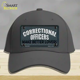 Corrections Officer Better Lover Novelty License Plate Hat Cotton / Charcoal