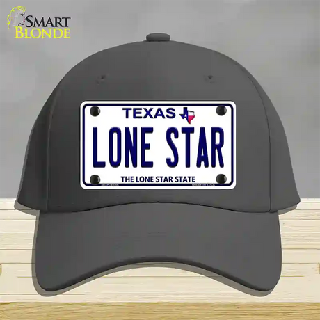 Lone Star Texas Novelty License Plate Hat Cotton / Charcoal