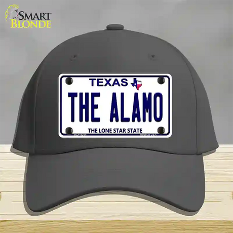 Alamo Texas Novelty License Plate Hat Cotton / Charcoal