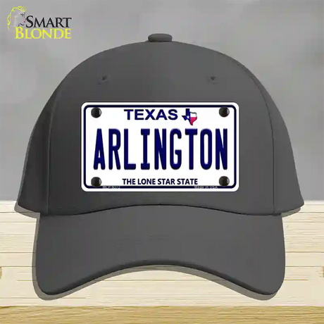 Arlington Texas Novelty License Plate Hat Cotton / Charcoal