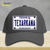 Texarkana Texas Novelty License Plate Hat Cotton / Charcoal