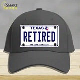 Retired Texas Novelty License Plate Hat Cotton / Charcoal