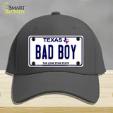 Bad Boy Texas Novelty License Plate Hat Cotton / Charcoal