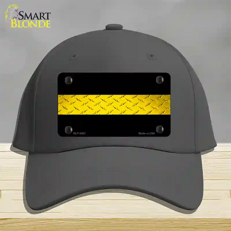 Dispatcher Diamond Novelty License Plate Hat Cotton / Charcoal