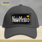 New Mexico Flag Script Novelty License Plate Hat Cotton / Charcoal