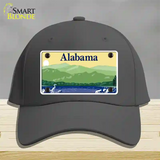 Alabama Scenic Blank Novelty License Plate Hat Gray Cotton