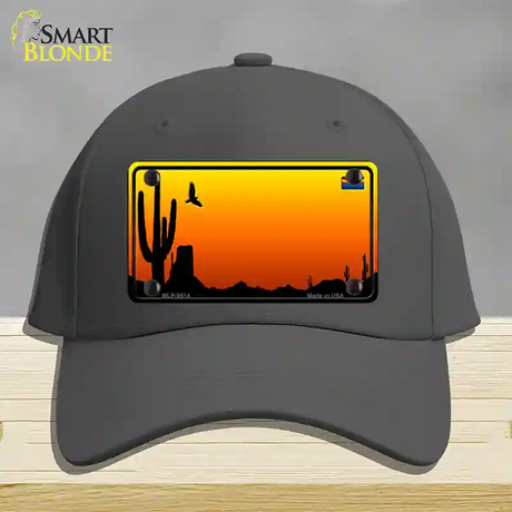 AZ Blank Scenic Novelty License Plate Hat Cotton / Charcoal