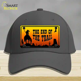 End Of Trail Scenic Novelty License Plate Hat Cotton / Charcoal